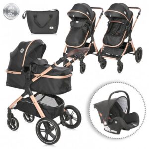 Cochecito Trio Viola Portabebe Comet Lorelli 3 colores