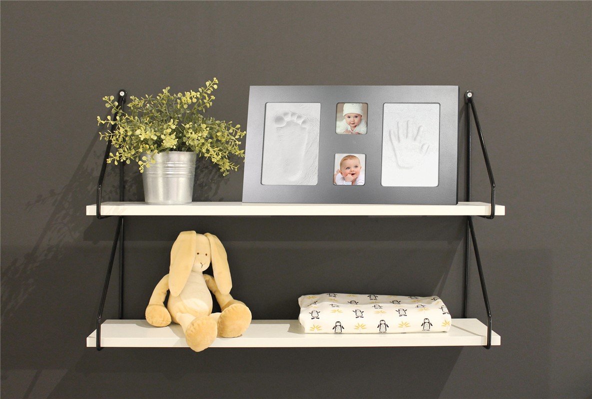 Marco 2 Huellas 2 Fotos Aluminio Dooky