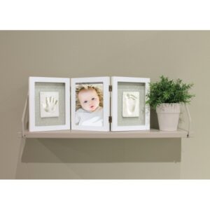 Marco Triple Blanco 2 Huellas Dooky