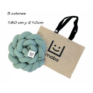 Trenza protector cuna algodon suave mobo 210cm